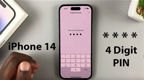 iphone 4 digit pin